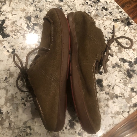 Olukai Ohana Lace Sneakers Suede leather slip - Picture 5 of 8